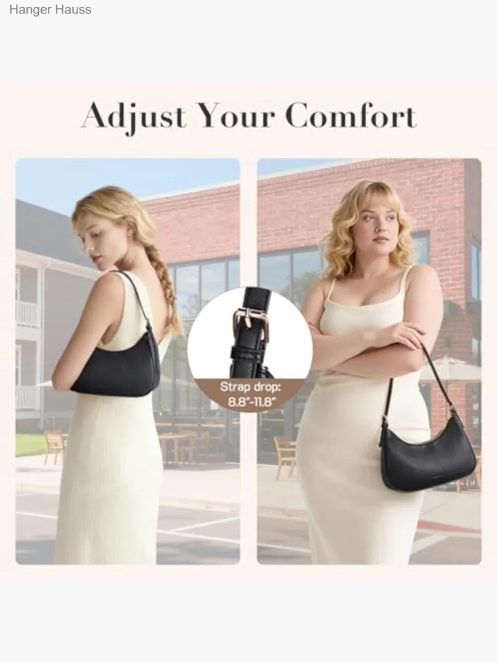 Hobo Shoulder Bag Crossbody Purse Faux Leather